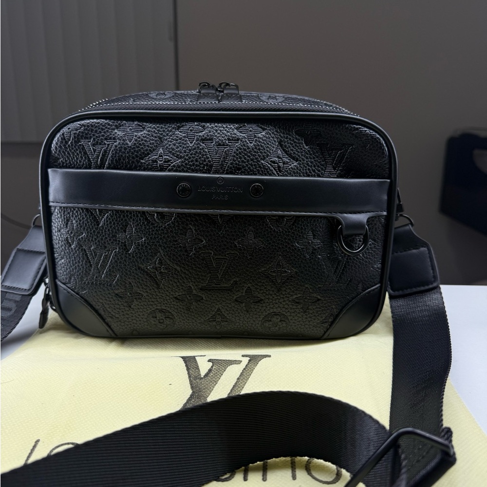Louis Vuitton Monogram Black Belt Bag